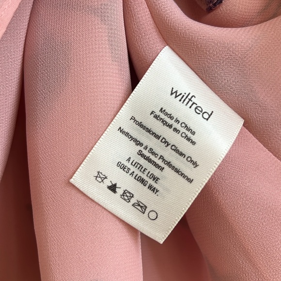 Wilfred Off the Shoulder floral minidress in dusty rose - Picture 8 of 8